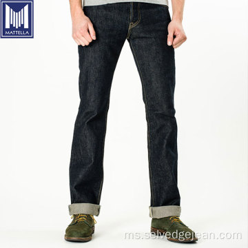 17oz indigo jepun selvage jeans jeans fabrik jepun